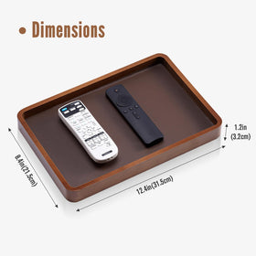 ProCase wooden valet tray closeup on wood grain and craftsmanship.