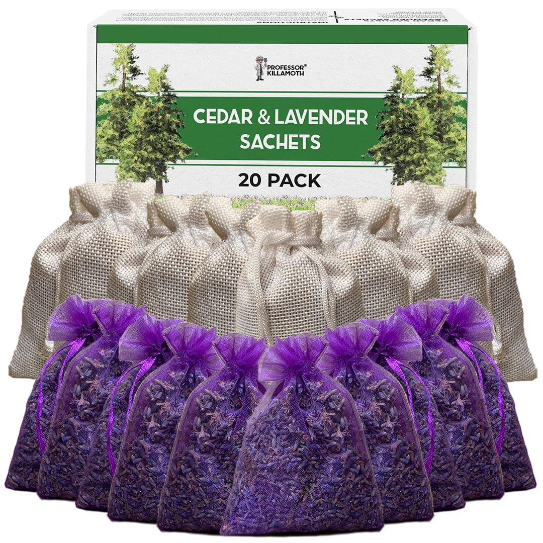 Professor Killamoth cedar chips close-up releasing natural wardrobe fragrance