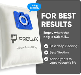Genuine Prolux Tritan compatibility ensures exact fit and seal.