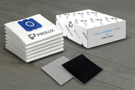 Stock up with Prolux Tritan bags and filters for uninterrupted cleaning.