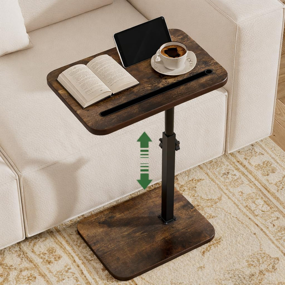 Promitop TV Tray with 360° swivel top for stable sofa meals