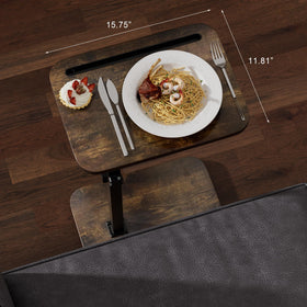 Promitop TV Tray's stable base minimizes wobble during reading