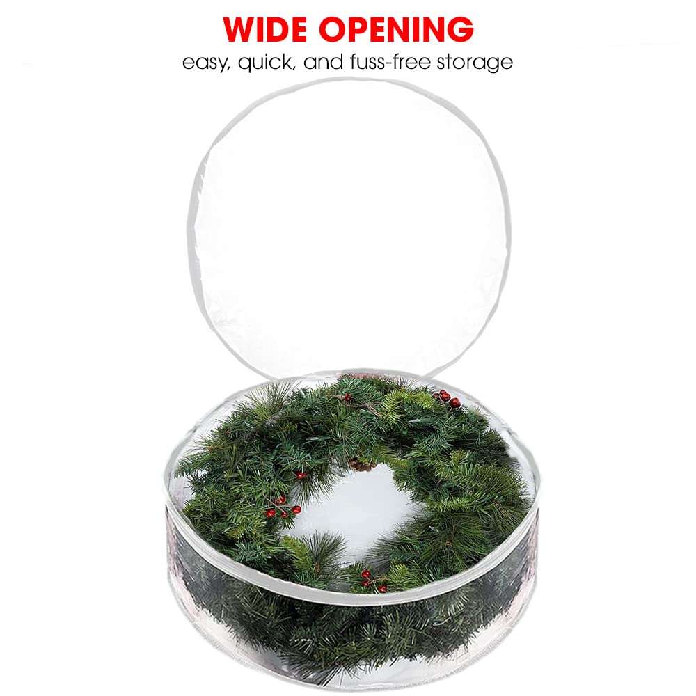 ProPik waterproof 30-inch wreath storage bag keeps contents dry