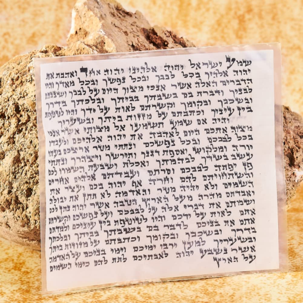 PROSHOFAR kosher mezuzah scroll klaf 2.8 inch crafted for accuracy and ritual protection