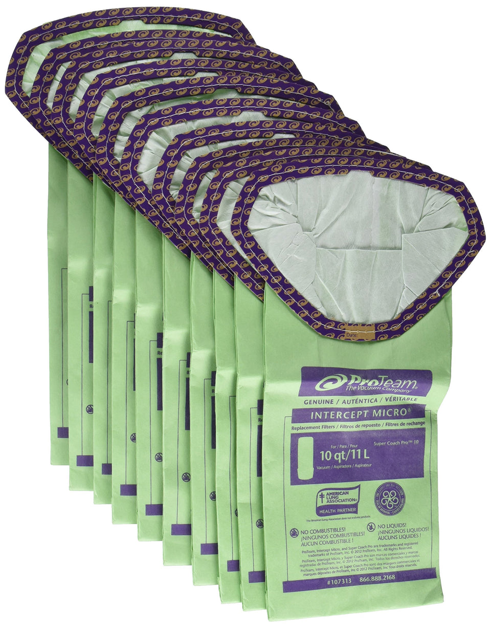 ProTeam Super Coach vacuum bags in packaging, ready for quick, reliable replacement.