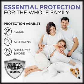 Protect-A-Bed Essential King Mattress Protector breathable design promotes airflow.