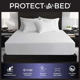 Protect-A-Bed Essential King Mattress Protector shows dust mite resistance.