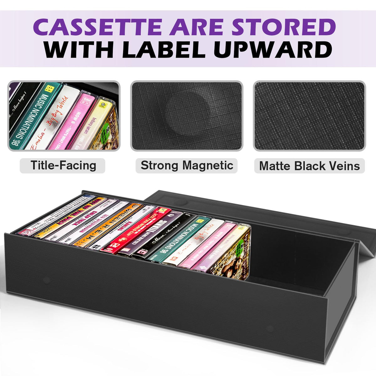 ProtectHobby cassette storage dustproof cardboard construction protects tapes