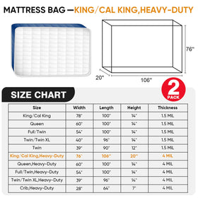 Prowee 4-mil polyethylene bag provides tear and moisture resistance.