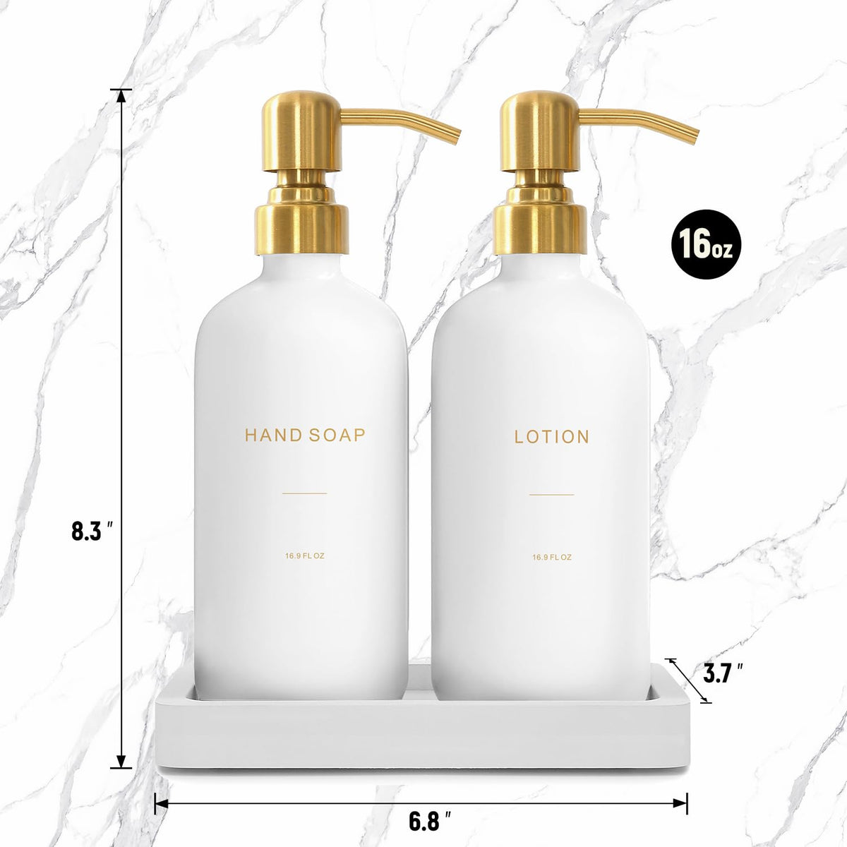 Prus Waso gold modern bathroom decor complements stylish spaces.