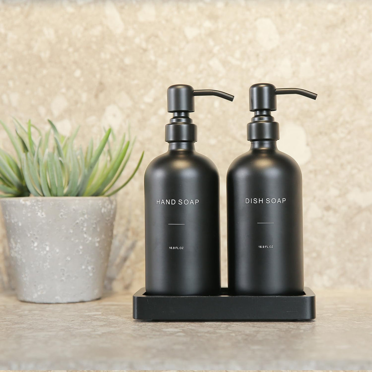 Prus Waso matte black kitchen decor accessory complements modern countertops