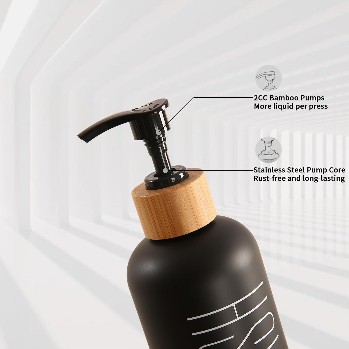Prus Waso refillable bottles ready for multiple uses