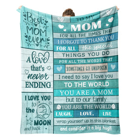 Psspotgj mom blanket unfolded shows warmth for everyday moments