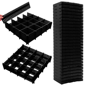 Ptanok 45-pack drawer dividers organize dressers and drawers for a neater space.