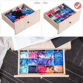 Ptanok custom compartments demonstrate modular organization for beauty and office items.