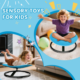 Pterying spin chair fosters parent-child playtime during interactive sessions