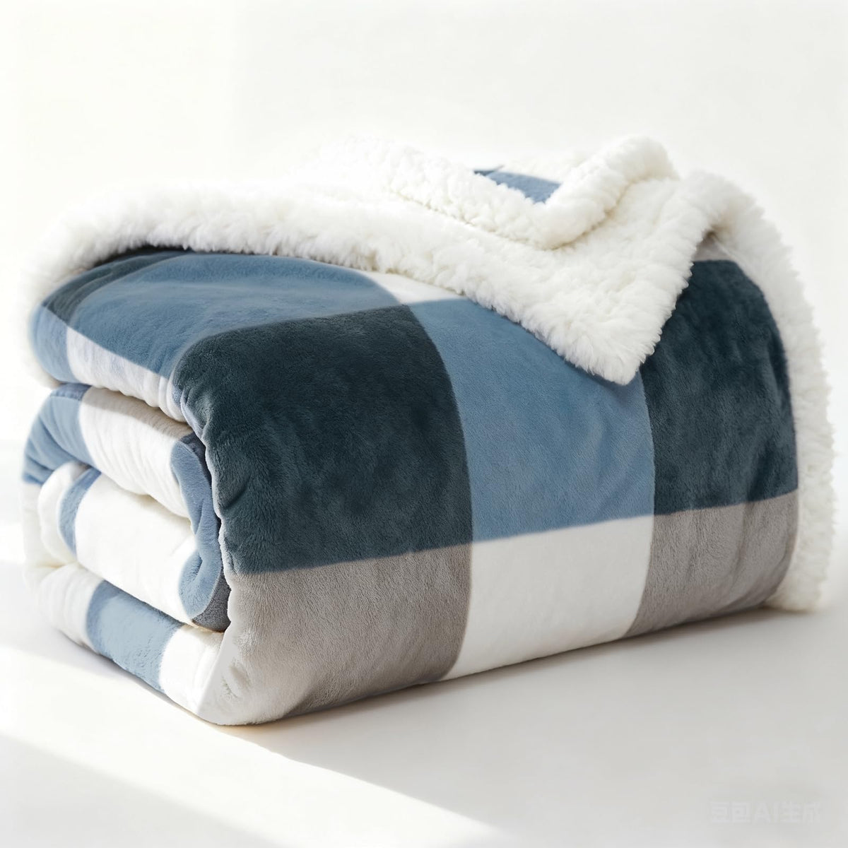 PU MEI blanket features a laminated double layer for lasting warmth