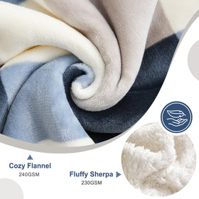 PU MEI throw is lightweight at about 3.4 pounds for easy outdoor use