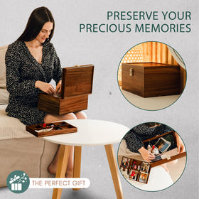 Public House interior dividers help organize jewelry, photos, and letters.