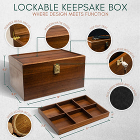 Public House lockable latch keeps valuables safe and private.