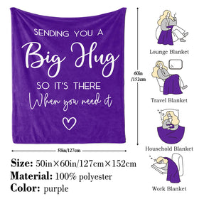 Pubrave gift-ready hug blanket makes a thoughtful present for her.