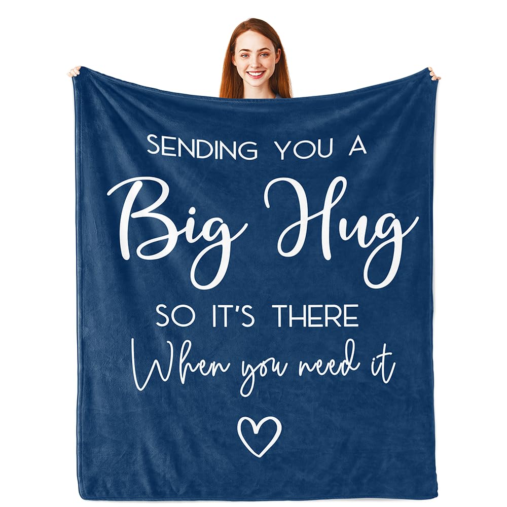 Pubrave healing blanket in dark blue, offering cozy warmth