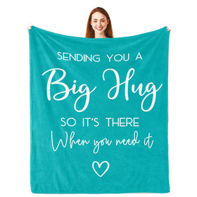 Pubrave teal hug blanket 60x50in offers cozy warmth