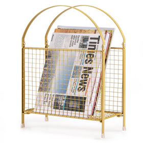 PUERSI magazine holder gold handbag design adds modern elegance to living rooms