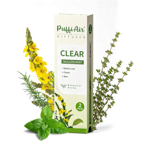 PUFFIAIR botanical fragrance stick set image showing portable two-pack for everyday use.