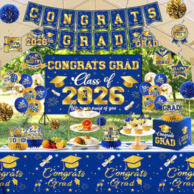 Pugipien 2026 class backdrop creates a focal photo wall