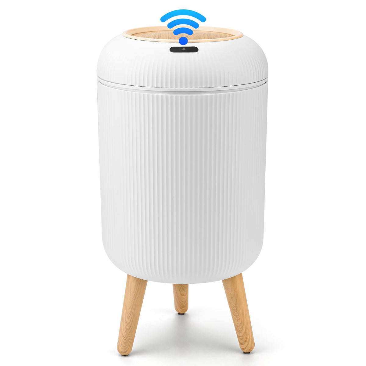 Pukomc smart sensor wastebasket lid motion activation for touchless use