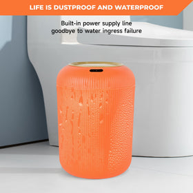 Pukomc Nordic-design wastebasket fitting in small spaces