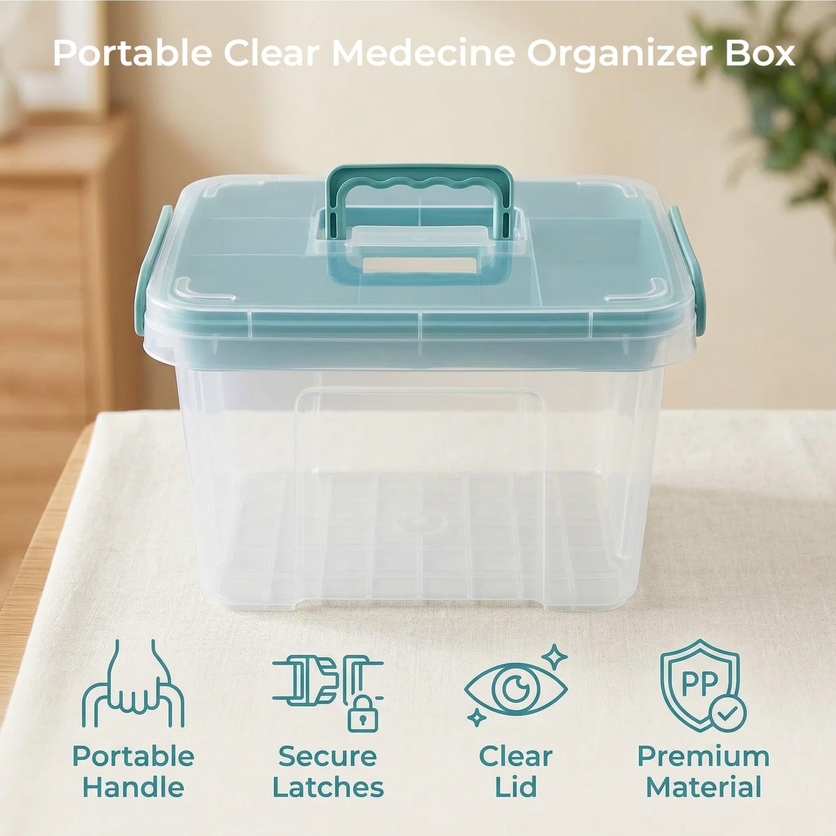 Pulseplay large bottom compartment fits bottles and larger items.