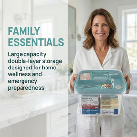 Pulseplay portable medicine storage box ideal for home, office, or travel.