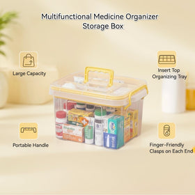 Pulseplay removable tray with compartments keeps small items organized