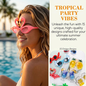 Pumtus novelty sunglasses ideal for parties and photo booths.