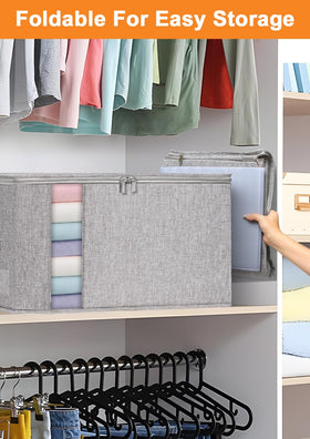 Punemi under-bed storage solution keeps quilts organized and accessible.