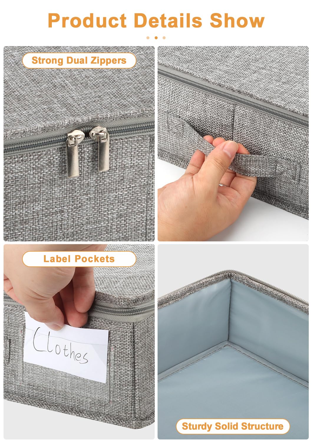 Punemi under-bed storage for dorms and apartments helps reduce clutter.