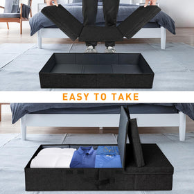 punemi under-bed drawer assembly shows quick setup for extra drawers
