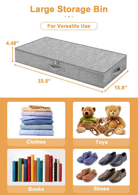 Punemi under-bed storage bin in dorm setup, ideal for college organization.