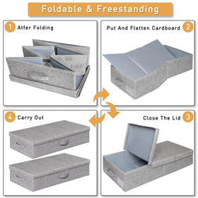 Punemi under-bed storage versatile for clothes, blankets, and shoes.