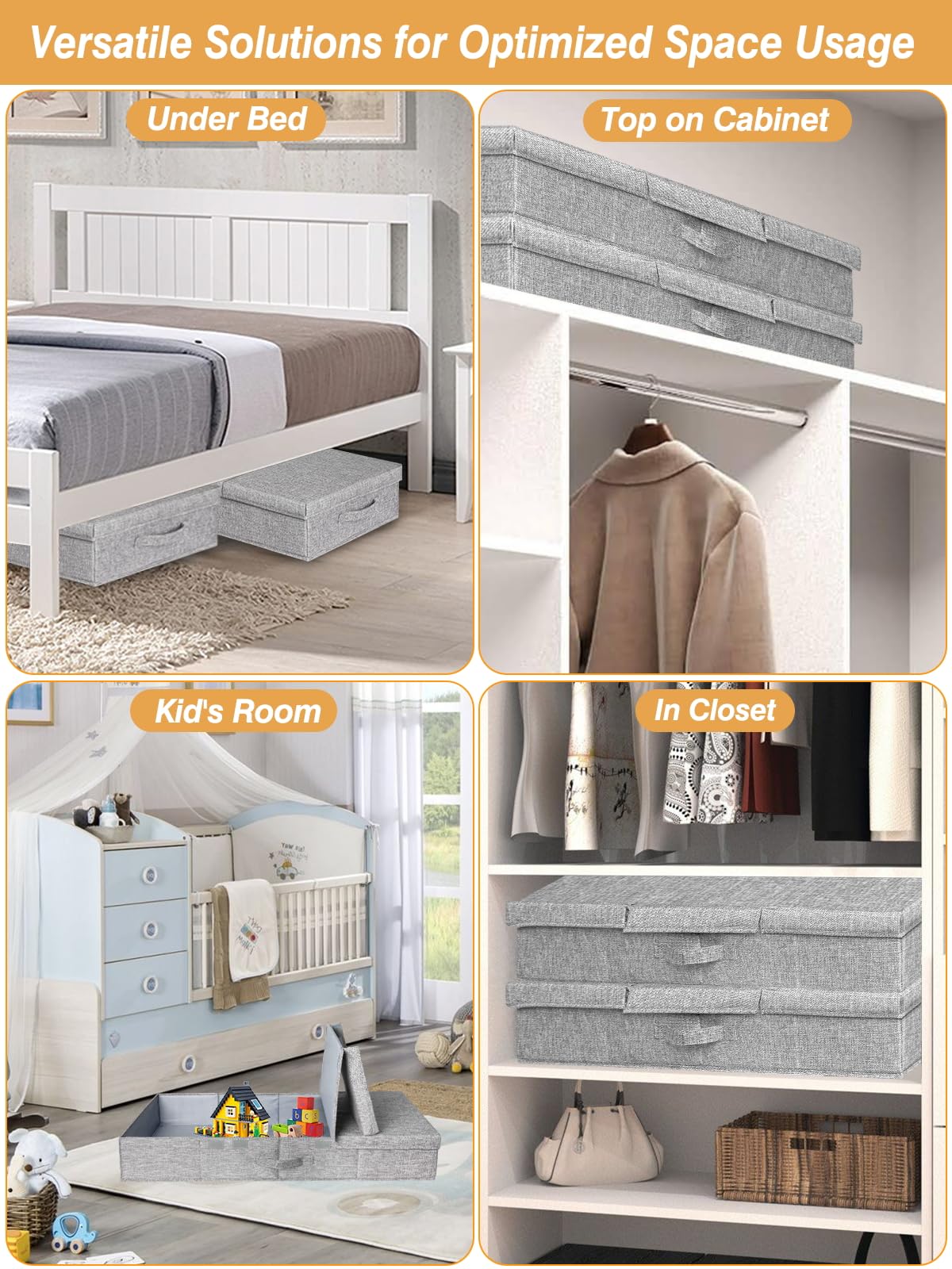 Punemi two-pack under-bed drawers simplify dorm room organization.