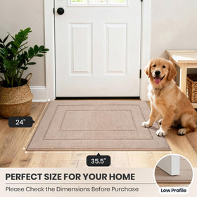 PURRUGS mud-resistant entryway mat ready for wet shoes and paws.