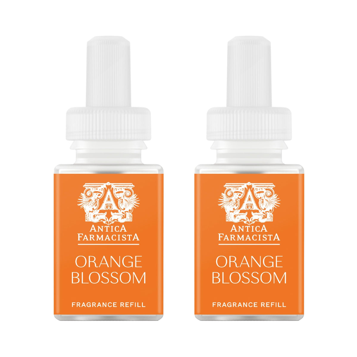 Pura Antica Farmacista orange blossom refill bottle delivering up to 120 hours of fragrance