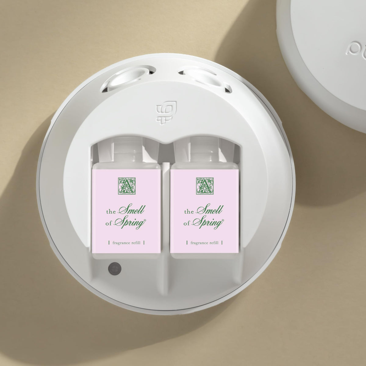 Pura Aromatique app control screen for customizable diffuser settings