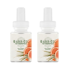Pura Barr-Co refill with fir and grapefruit provides a fresh, long-lasting home scent.