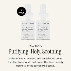 Pura Brooklyn Palo Santo refill pack shows easy, mess-free fragrance extension for every room.