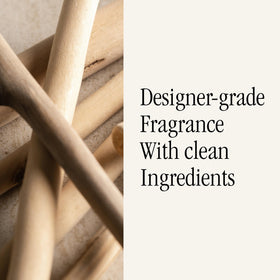 Pura Daydreamer moodcast closeup reveals neroli and driftwood accents for calm spaces.
