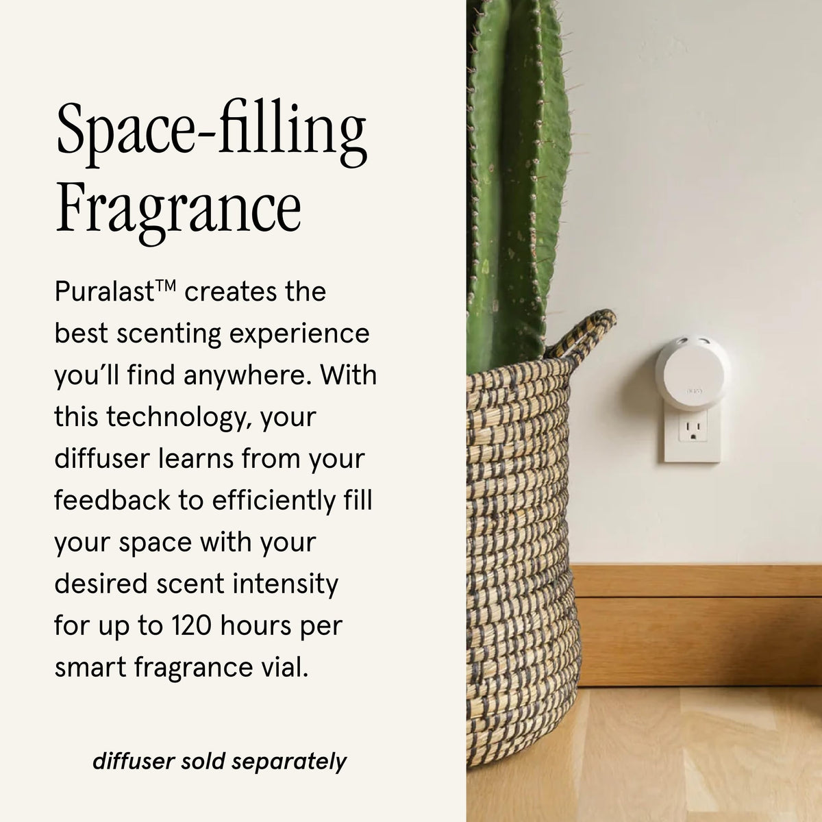 Graphic of Pura Smart Scent technology for long-lasting diffusion