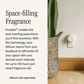 Graphic of Pura Smart Scent technology for long-lasting diffusion